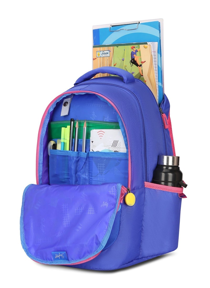 Skybags - حقيبة ظهر مدرسية زرقاء كلاس بلس 08 - Image 1