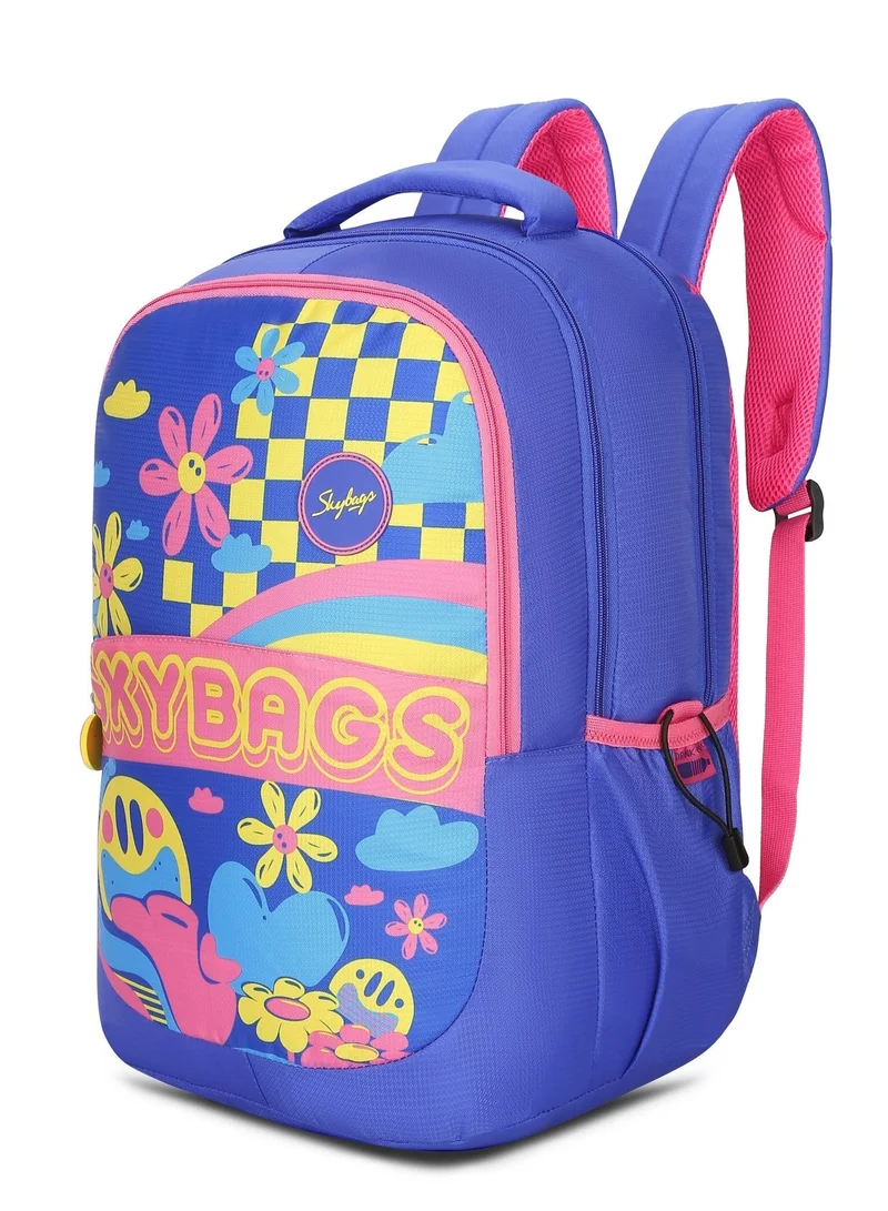 Skybags KLAN PLUS 08 Large 32L Backpack School/College Bag For Girls and Boys | Blue