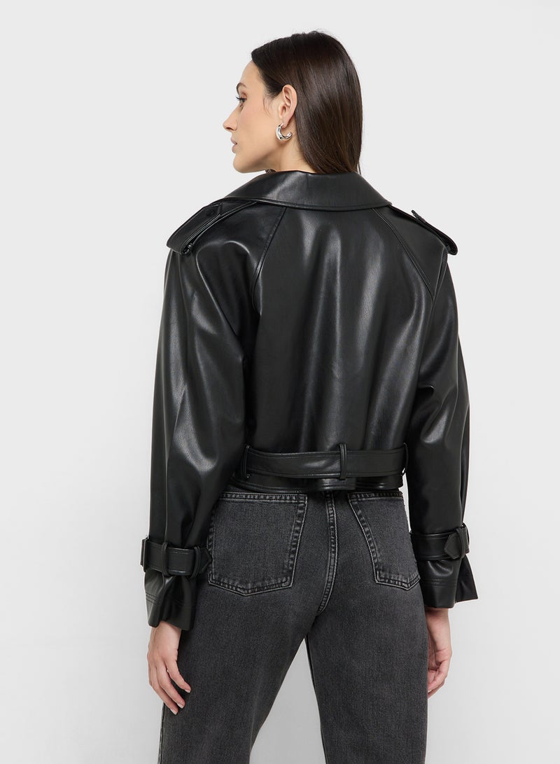VERO MODA Belted Button Detail Jacket  - Image 2
