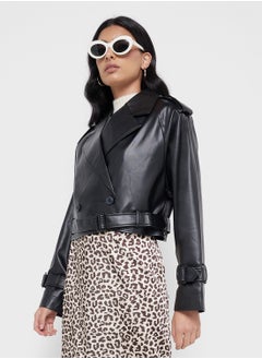 VERO MODA Belted Button Detail Jacket  - Image 1