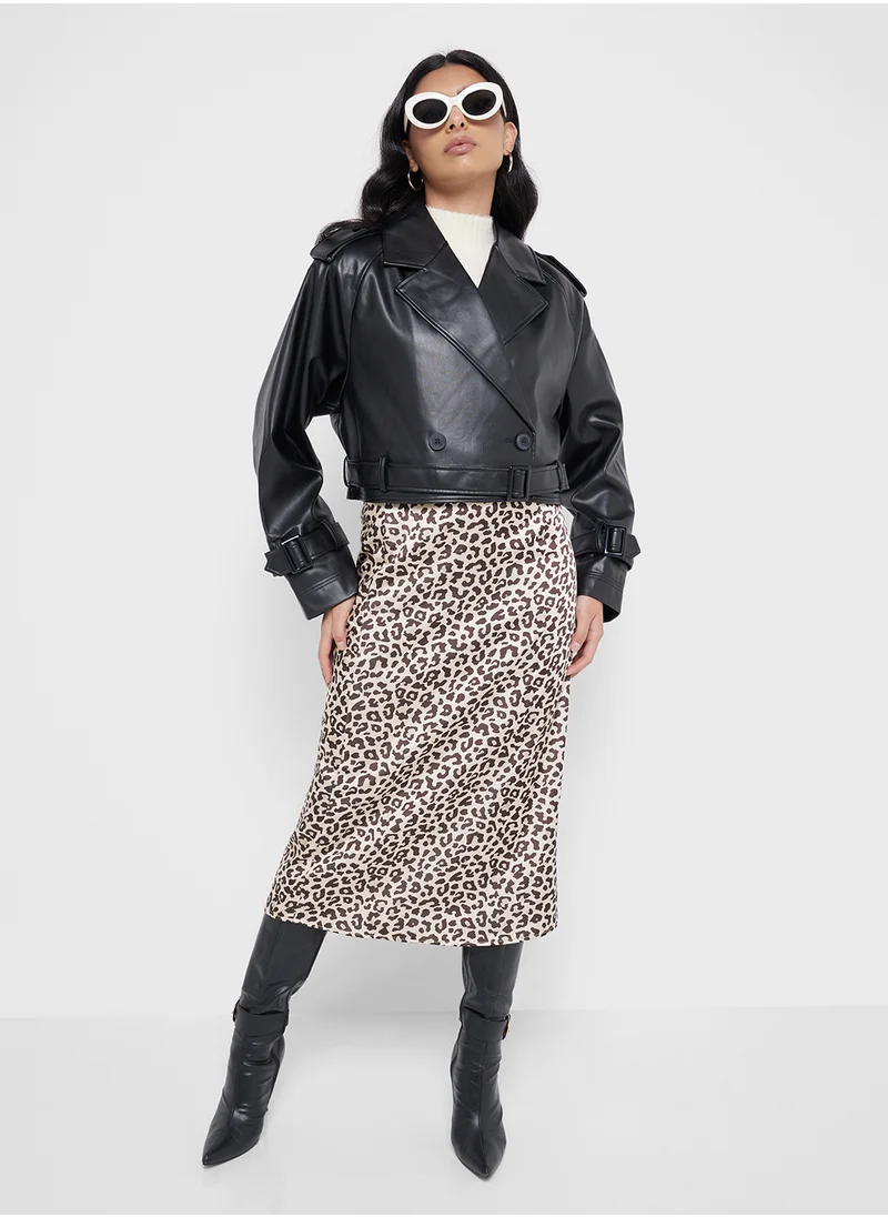 VERO MODA Belted Button Detail Jacket