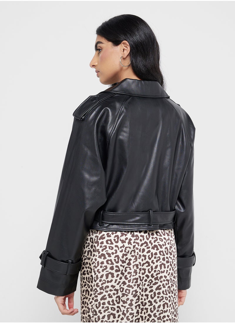 VERO MODA Belted Button Detail Jacket  - Image 2