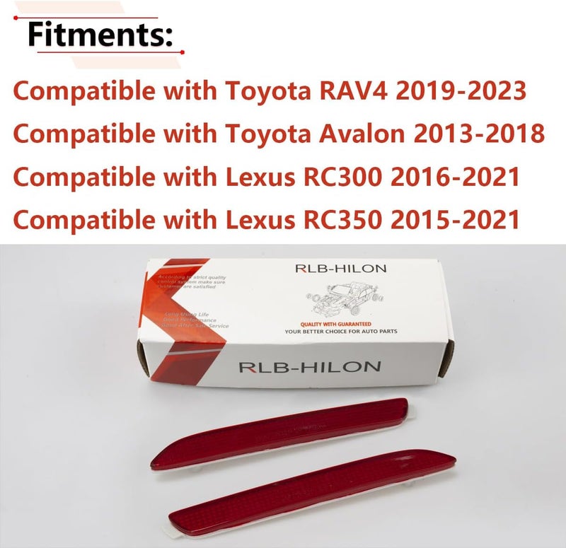 RLB-HILON عاكس الرادار الخلفي المتوافق مع طراز تويوتا، لسيارات RAV4 2019-2023، و Avalon 2013-2018، والمزيد من المركبات - Image 2