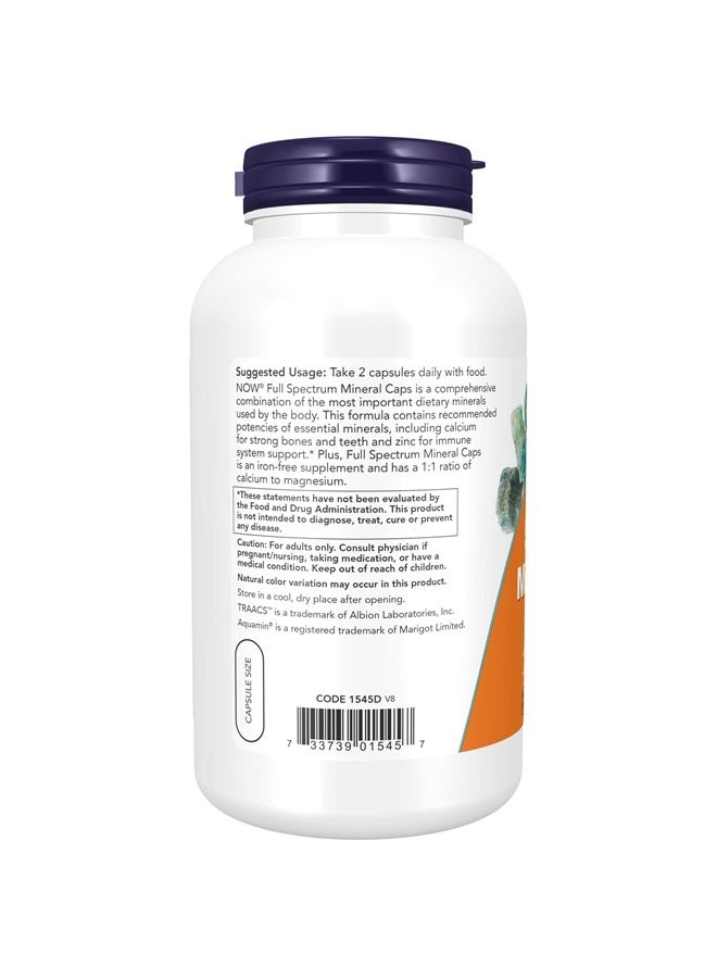 now Supplements, Full Spectrum Mineral Caps, Multi Mineral Formula, 240 Veg Capsules - Image 3