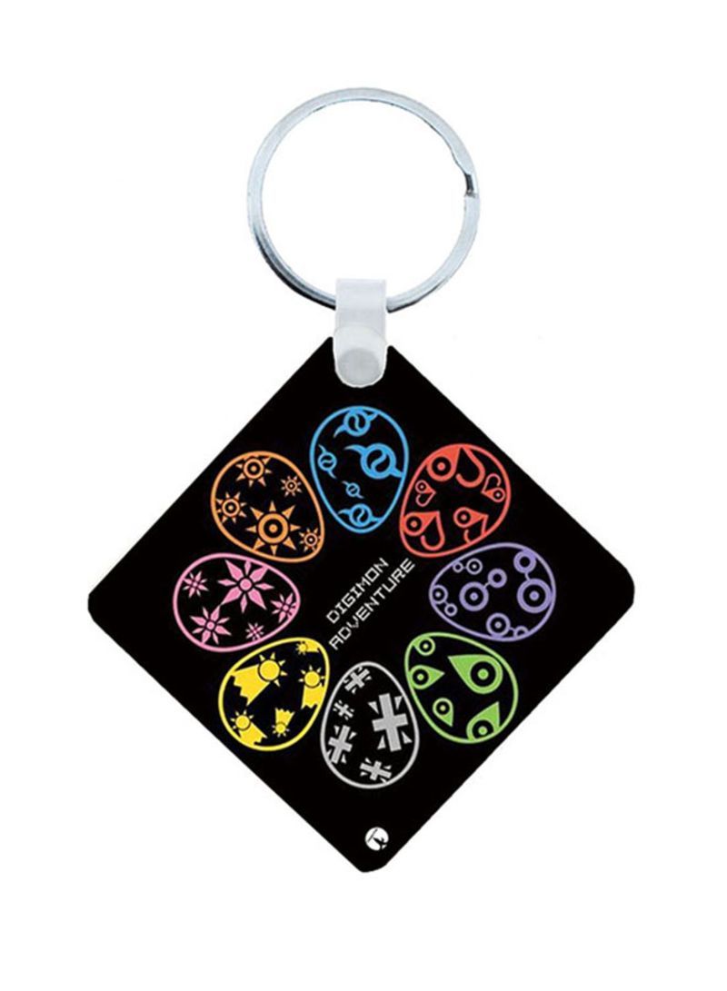 RKN Digim0n Anime Wooden Keychain