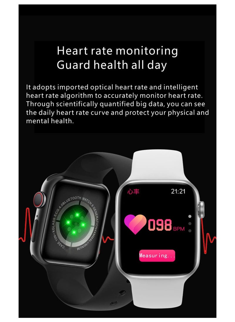 SAB - X9 MAX smartwatch 2-inch display supports NFC wireless charging health detection - Image 1