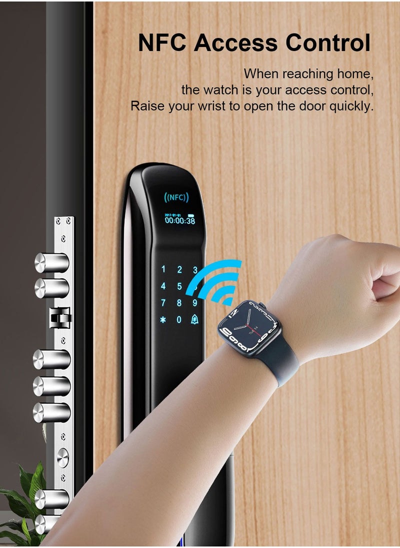 SAB - X9 MAX smartwatch 2-inch display supports NFC wireless charging health detection - Image 1