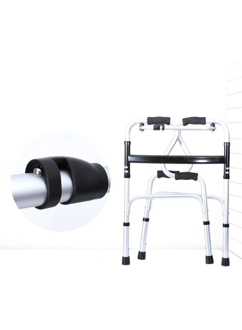 عصا مشي متعددة الوظائف للاستخدام في الحمام، وهي عبارة عن جهاز تدريب على المشي لأغراض إعادة التأهيل ومجهز ببكرات وعجلات. - Image 5