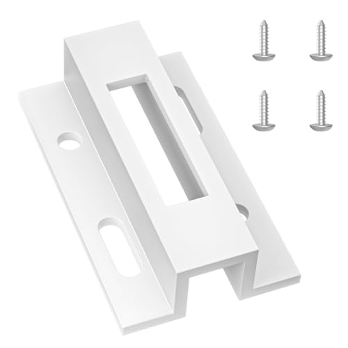 Misfart E 2124 Sliding Door Keeper,Extruded Aluminum Sliding Door Latch Replacement for Pella,Micron 1200 Series,Viking Doors and Other Sliding Glass Doors - 1 Pack - Image 1