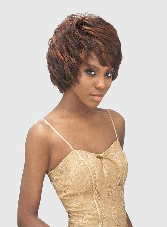 VANESSA Fashion Wigs Medium Short Length Layered Wavy Style Synthetic Hair Wig - STACY (SP1B/27) - Image 1