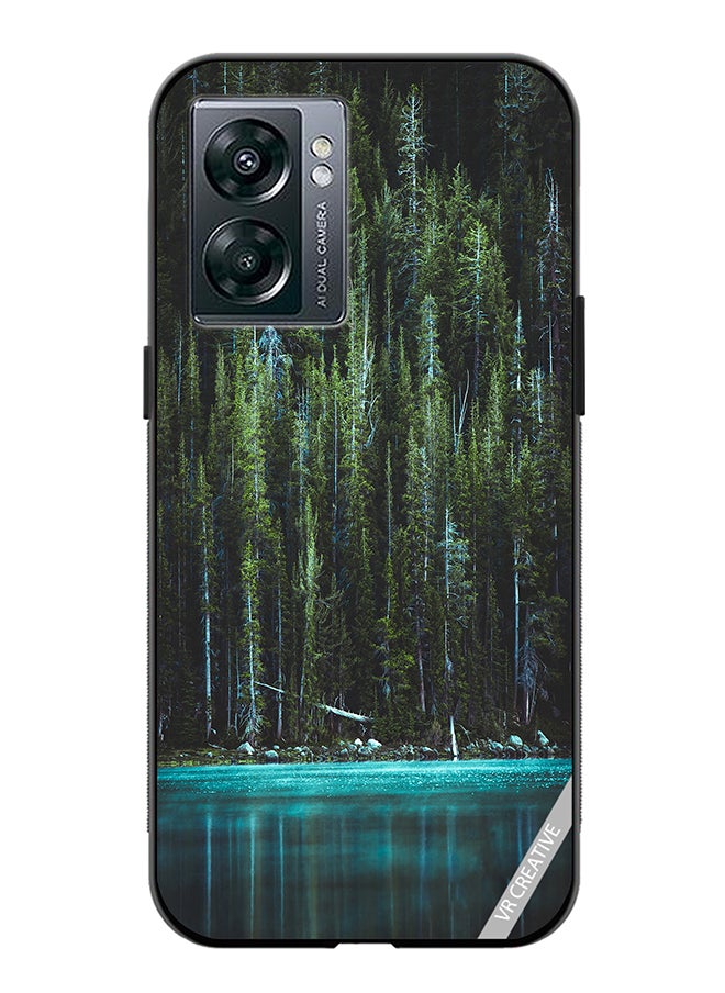 VR CREATIVE Protective Case Cover For Oppo A57 5G Lake Design Multicolour  - Image 1