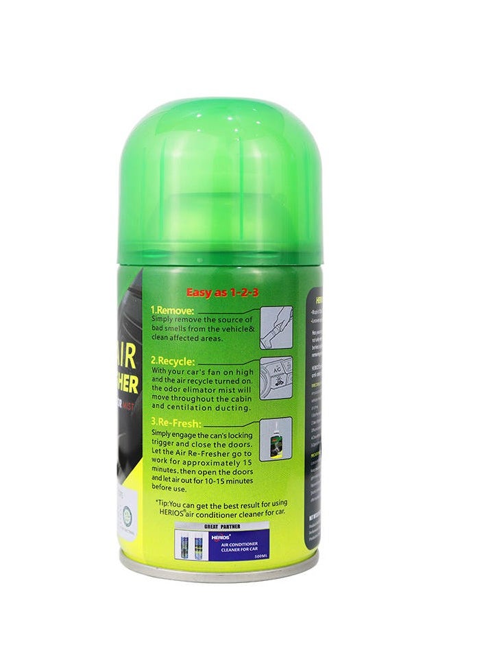 HERIOS - Herios Car AC Cleaner and Odor Eliminator with Long Lasting New Car Scent 250ML, Removes Embedded Odors for Up to 30 Days - Image 1