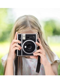 Y&D Ransparent Case, Crystal Hard PVC Clear Case with Shoulder Strap, Protective Compatible Fujifilm Instax Mini 40 Instant Camera/Polaroid Camera  - Image 4