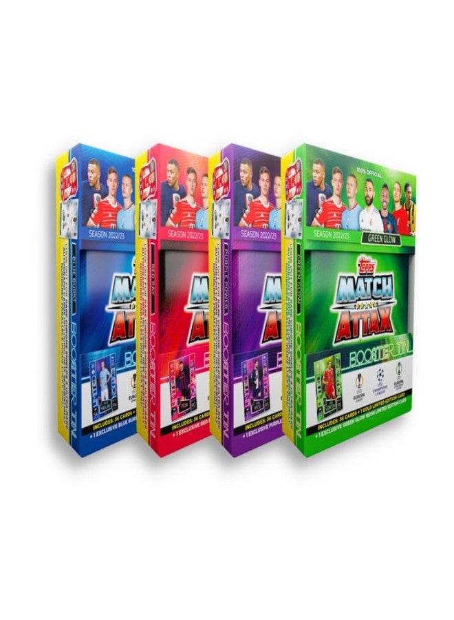 Topps Match Attax 2022/23 - UEFA Champions League, Football Cards - Tin Mini Collection, Red Ray - Image 1