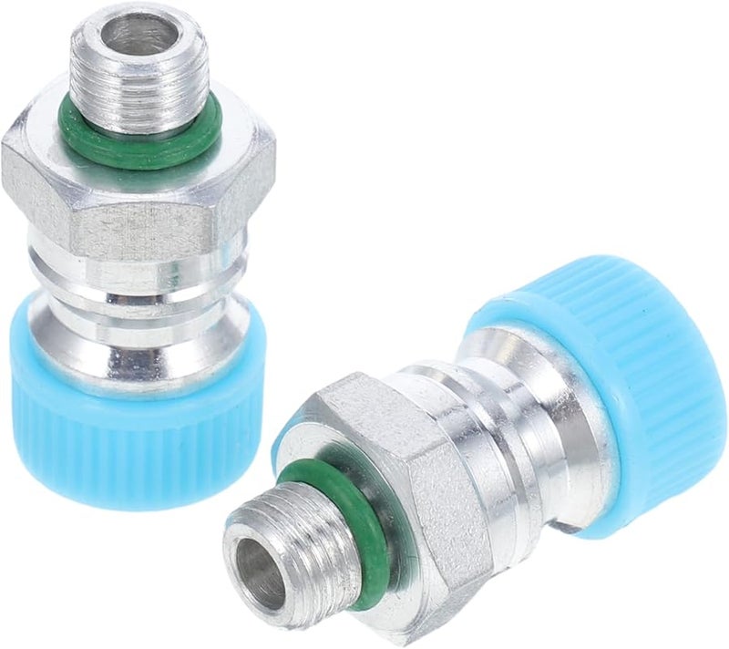 2PCS Automotive AC Valve Core Replacement Kit Durable For Quick Easy Installation - Image 1