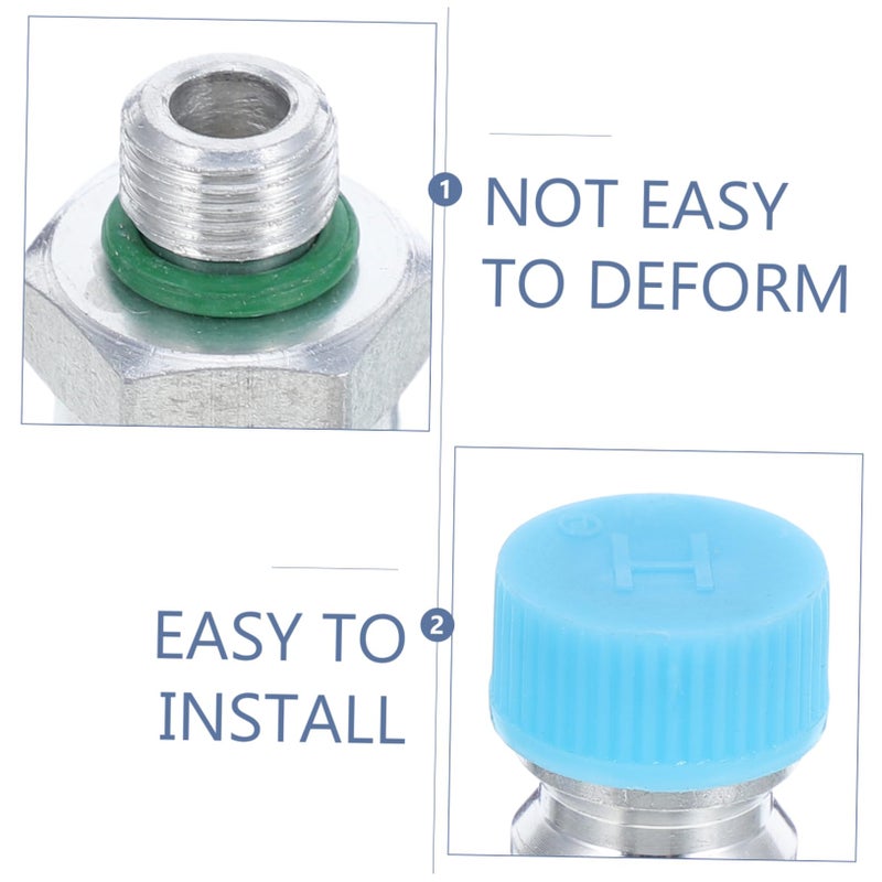2PCS Automotive AC Valve Core Replacement Kit Durable For Quick Easy Installation - Image 4