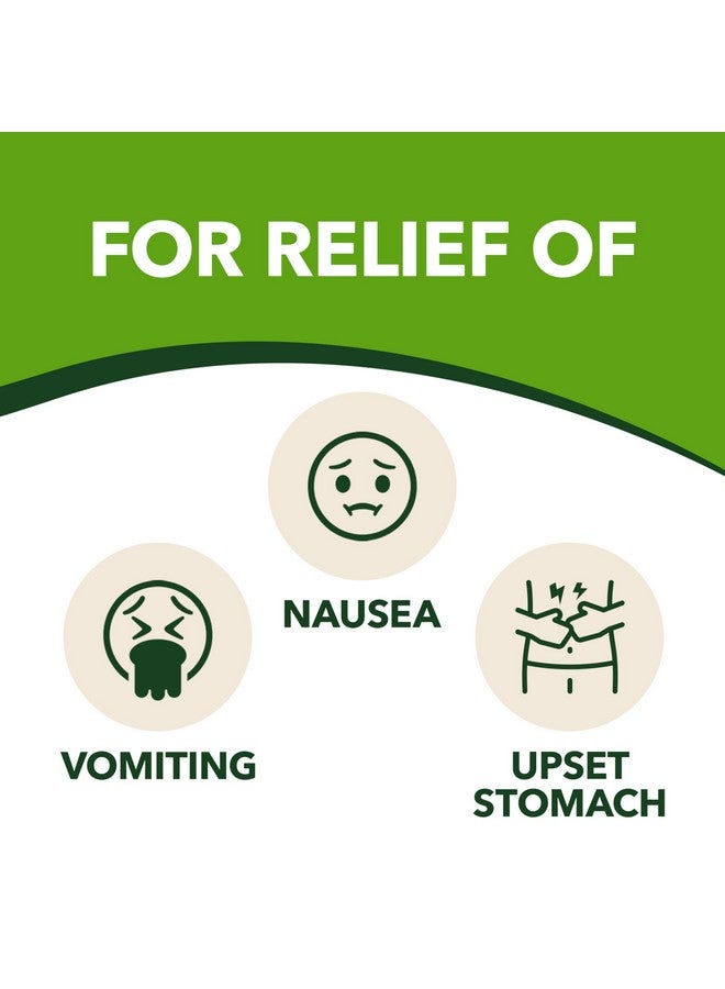 Gravol Ginger Tablets for Upset Stomach and Nausea, 20ct - Image 1