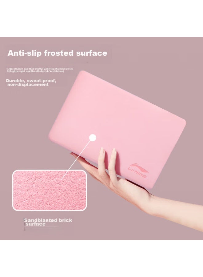 Li-Ning كتلة اليوغا، كتلة الرقص، كتلة ممارسة للبالغين والأطفال، كتلة فوم، مساعدة ضغط الساق، كتلة زرقاء عالية الكثافة لللياقة البدنية والرقص، قطعتان - Image 4