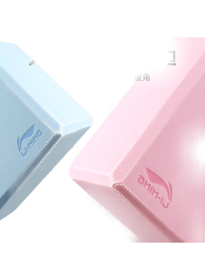 Li-Ning كتلة اليوغا، كتلة الرقص، كتلة ممارسة للبالغين والأطفال، كتلة فوم، مساعدة ضغط الساق، كتلة زرقاء عالية الكثافة لللياقة البدنية والرقص، قطعتان - Image 2