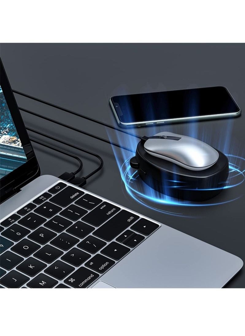 Aikanbo - Mouse Jiggler Undetectable, Mouse Jiggler Device, Simulate Automatically Mouse Movement to Keep Laptop or Computer Awakening, Drive-Free, Simple Operation with ON/Off Switch - Image 1