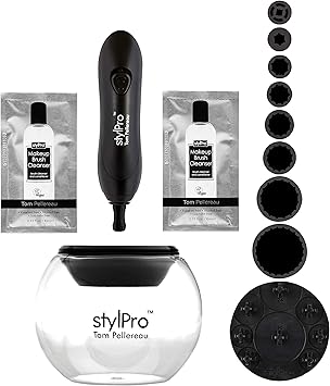STYLPRO Electric Makeup Brush Cleaner Dryer Cleans and dries thoroughly in 30 seconds with gentle centrifugal technology Suitable for all brush sizes incl vegan cleaner - Image 4
