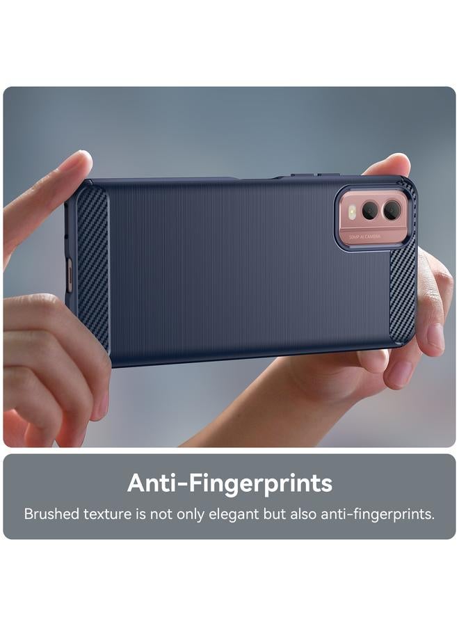 erorex Case For Nokia C32 Brushed Texture Carbon Fiber TPU Phone Case - Image 5