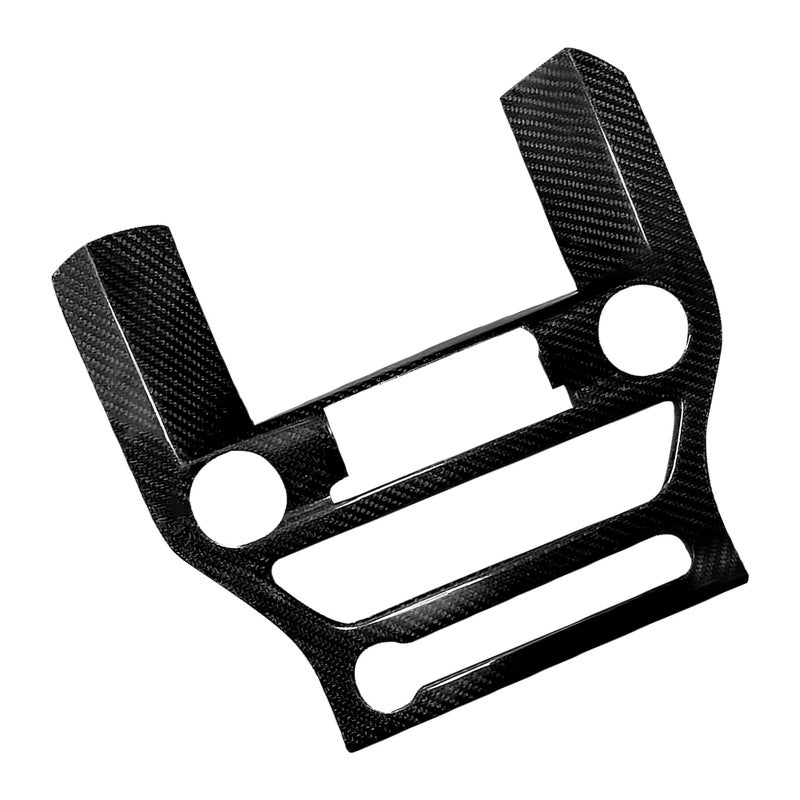 FINMOKAL Carbon Fiber Fit for Ford Mustang 2014 2015 2016 2017 2018 2019 Interior CD Panel Decor Cover Trim - Image 2