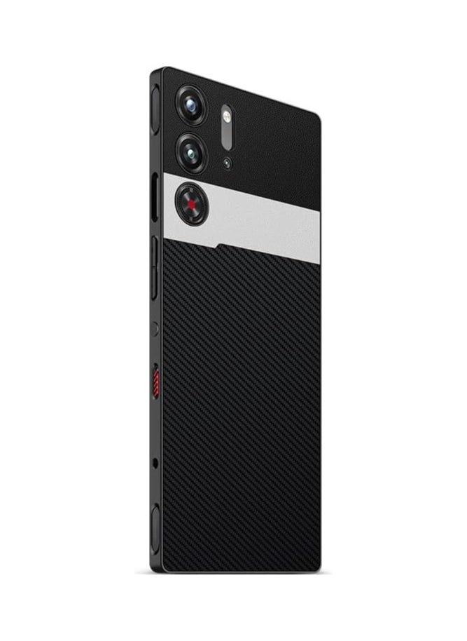 Generic - Carbon Fiber Texture Leather Compatible with ZTE Nubia Red Magic 10 Pro/10 Pro Plus Case Cover Ultra Thin Shockproof Back for Red Magic 10 Pro/10 Pro+ - Image 1