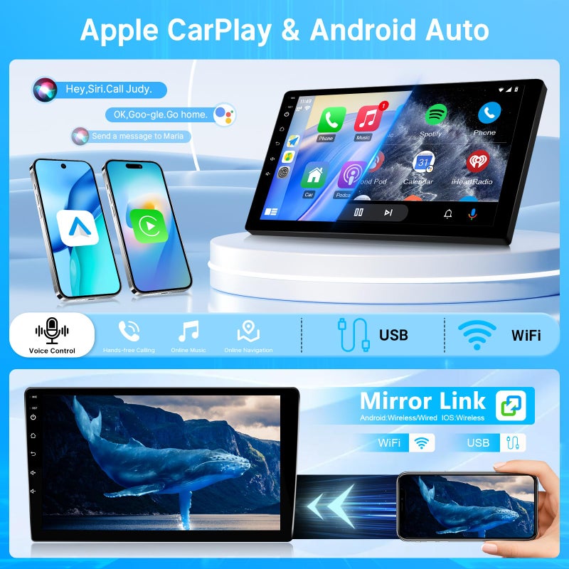Leadfan Carplay for Nissan Altima 2013 2014 2015 Car Radio Android 12 10.1 inch Touch Screen Stereo for Nissan Altima with Wireless CarPlay Android Auto Head Unit Bluetooth GPS FM SWC Backup Camera - Image 3