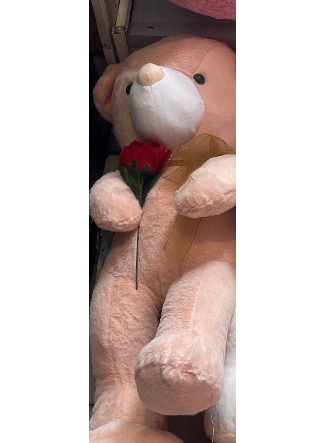 Express your emotions in a sweet way with a teddy bear holding a rose. The perfect gift for loved ones, combining charm and romance to create an unforgettable memory.
