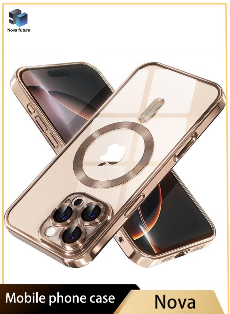 مستقبل نوفا غطاء iPhone 16 Pro Max مع MagSafe، مغناطيس قوي، [غطاء رفيع مضاد للصدمات] واقي كامل للعدسة الكاميرا، غطاء ناعم وقائي مصقول مقاوم للاصفرار مضاد للصدمات، مقاوم للخدوش وبصمات الأصابع - Image 1