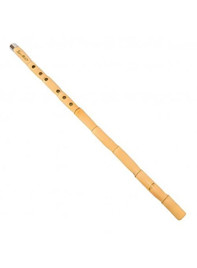 Handmade Egyptian Ney Dokah Flute Wind Instrument for Beginners – Traditional Cane Nay Doka with 7 Finger Holes for Learning Basic Techniques or Decor