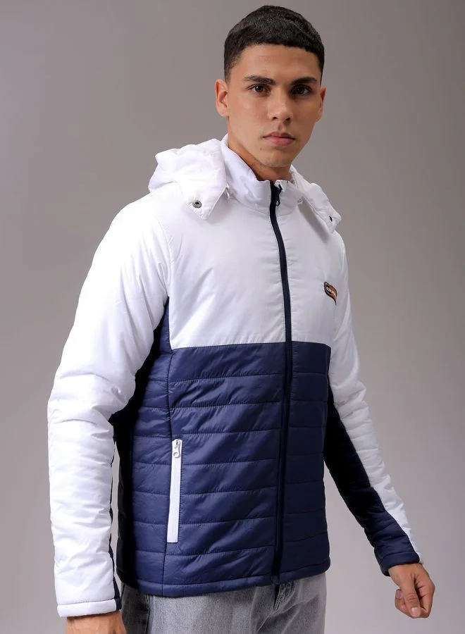 The Indian Garage Co Men Slim Fit Mix & Match Puffer Jackets