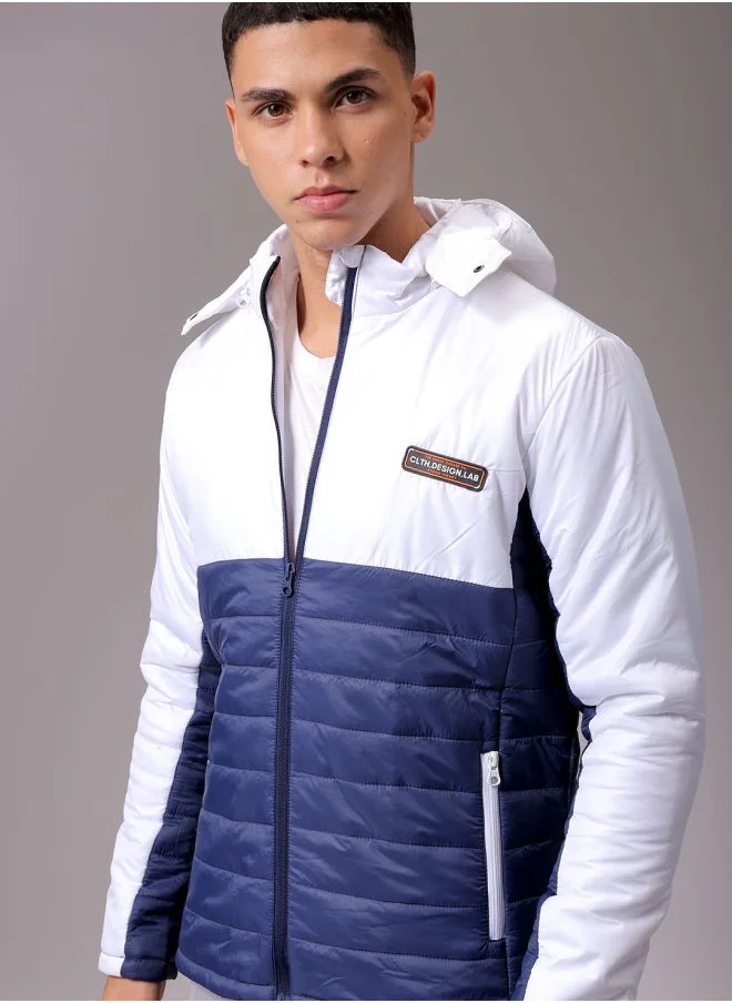 The Indian Garage Co Men Slim Fit Mix & Match Puffer Jackets