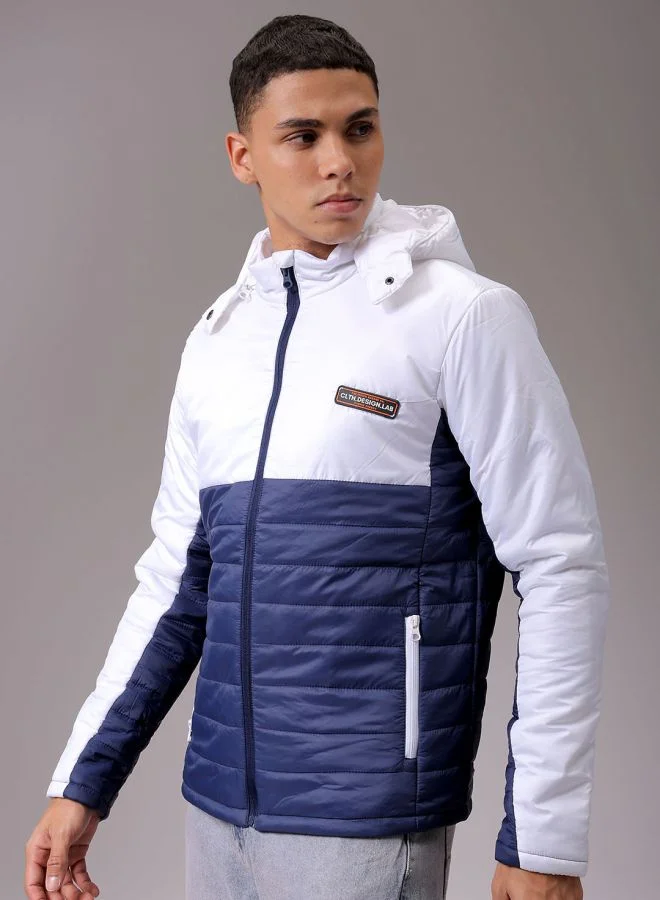 The Indian Garage Co Men Slim Fit Mix & Match Puffer Jackets