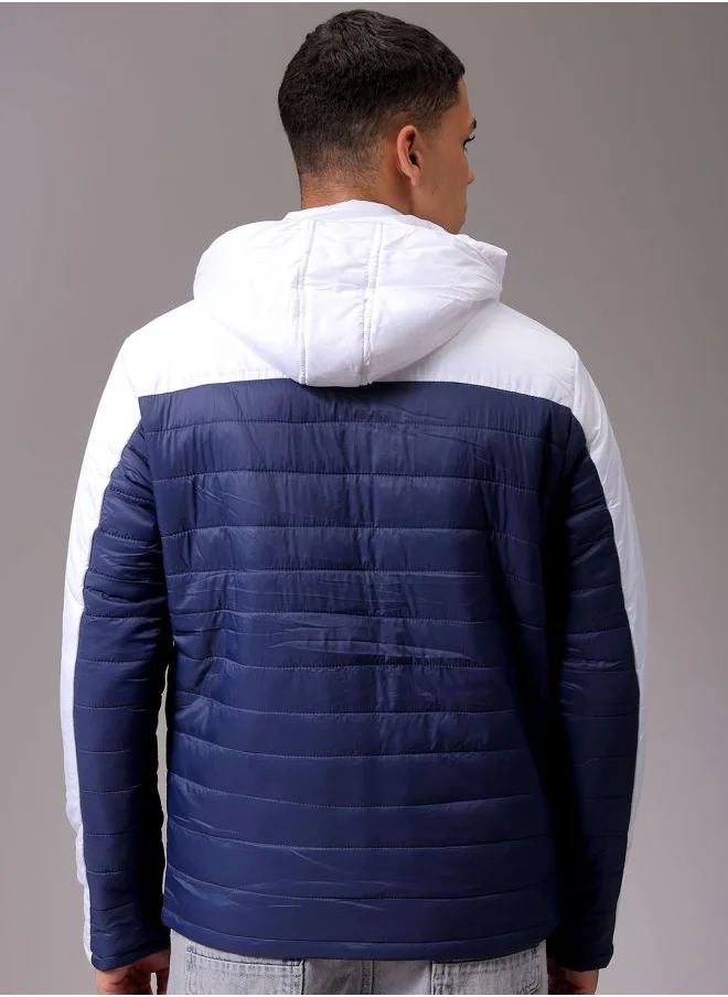 The Indian Garage Co Men Slim Fit Mix & Match Puffer Jackets