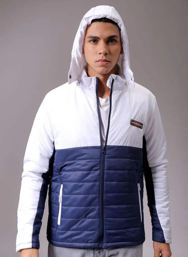 The Indian Garage Co Men Slim Fit Mix & Match Puffer Jackets