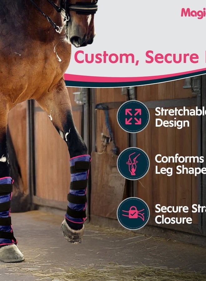 Magic Gel Horse Ice Pack - Cooling Leg Wraps for Hock, Ankle, Knee, Legs, Boots, and Hooves. (Twin Ice Boot, by ) - Image 4