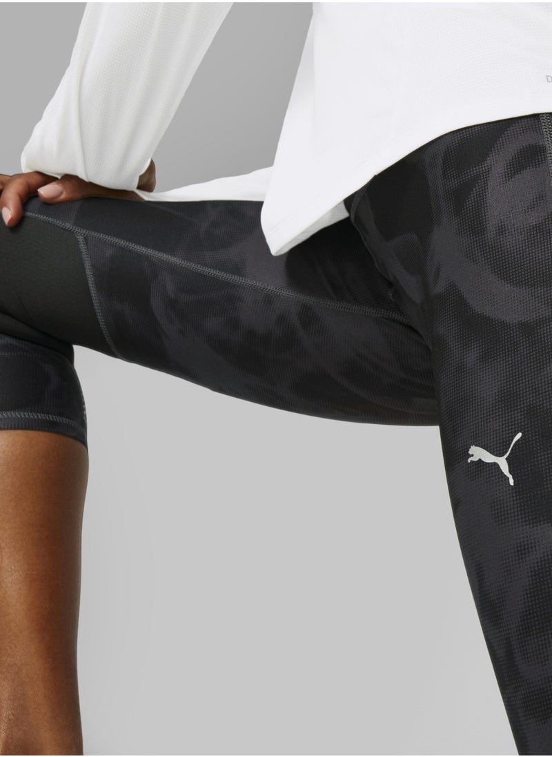 PUMA - Run Favourite Printed Womens 3/4 Running Leggings - Image 1