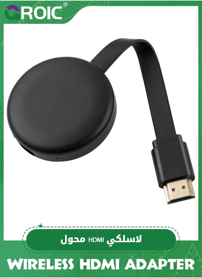 GROIC - Wireless Hdmi Display Dongle Adapter, Wireless Display for Iphone/Android/Ios/Mac to Tv/Monitor/Projector, Support Miracast Airplay Dlna - Image 1