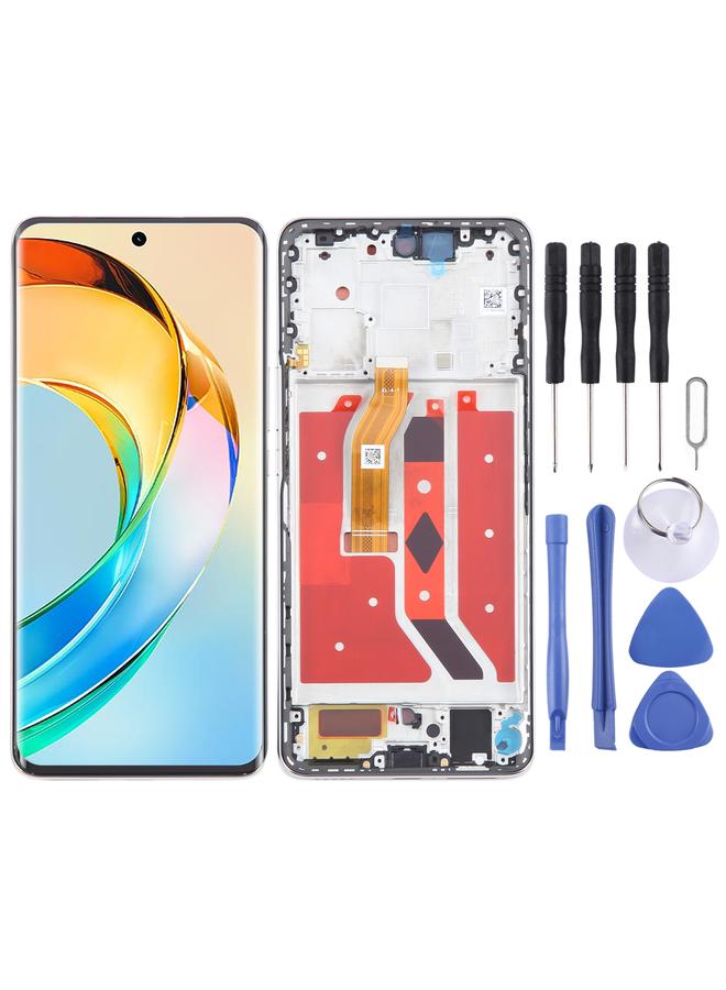 erorex Replacement For Honor X9b Original LCD Screen Digitizer Full Assembly with Frame Gold - Image 1