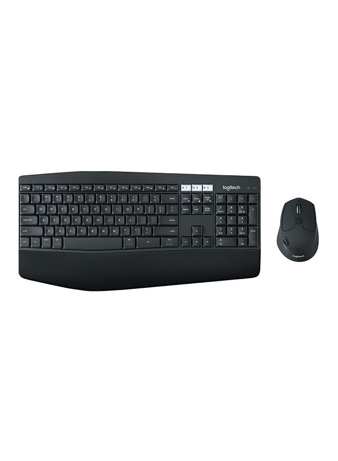 Logitech MK850 Multi-Device Wireless Keyboard and Mouse Combo, 2.4GHz Wireless and Bluetooth, Curved Keyframe & Wireless Mouse, 12 Programmable Keys, 3-Year Battery Life, PC/Mac Black - Image 1