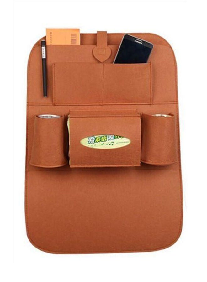 NIBEMINENT Leather Car Seat Organizer Holder