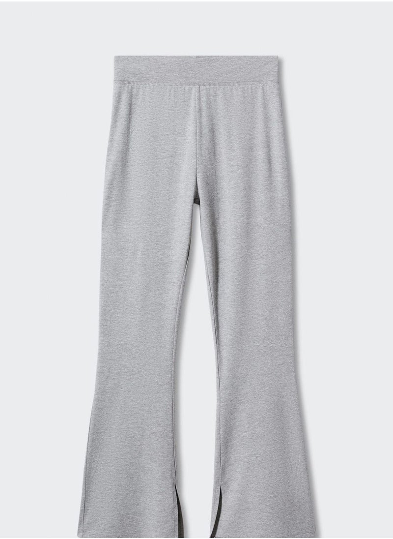 MANGO - Kids Essential Flared Leggings - Image 1