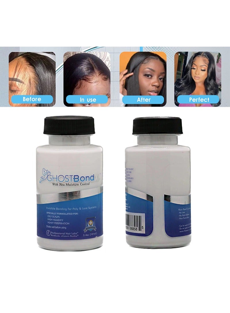 جوست بوند 101ml invisible wig adhesive, waterproof, oil-proof, non-toxic, hair replacement adhesive for polyester and lace wigs - Image 4