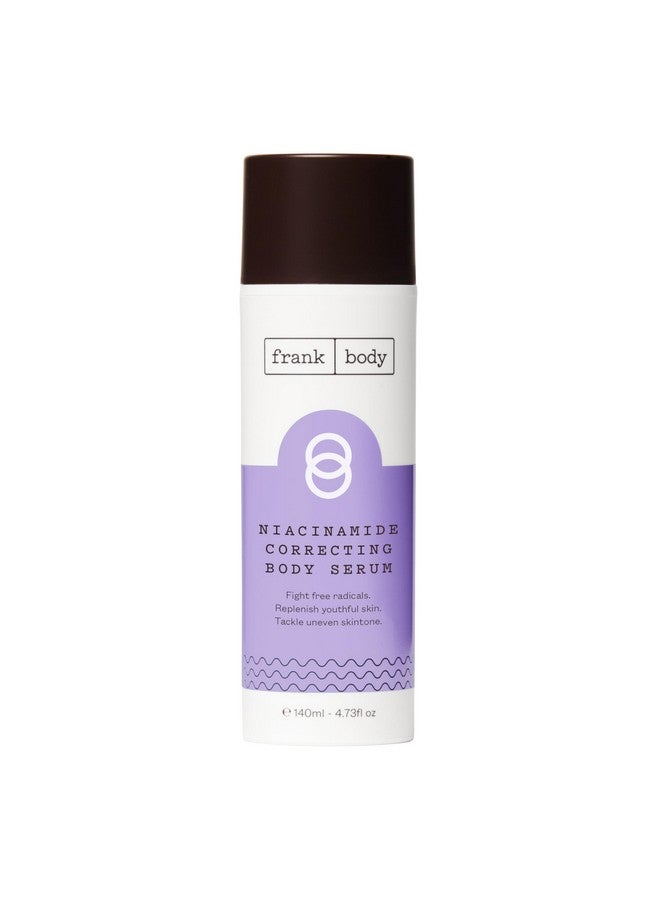 frank body Niacinamide Correcting Body Serum | Vegan, Cruelty Free, Anti-Aging Body Moisturizer | Tackles Uneven Skin With Niacinamide, Superfood Berry Extracts, & Green Tea | 4.43 Fl Oz / 140 Ml - Image 1