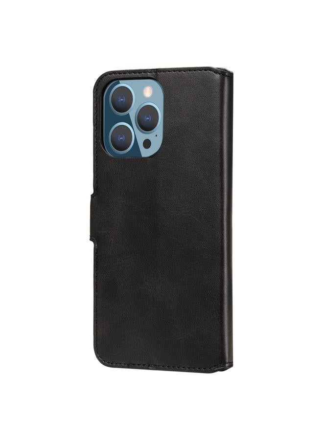 Zaboon Case For iPhone 13 Pro Classic Calf Texture PU + TPU Horizontal Flip Leather Case with Holder & Card Slots & Wallet - Image 3