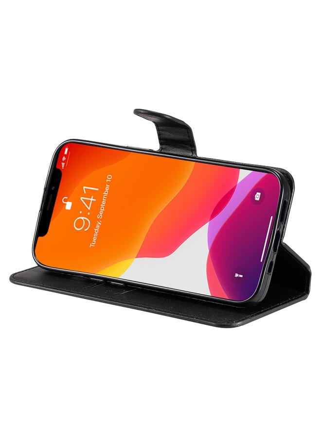 Zaboon Case For iPhone 13 Pro Classic Calf Texture PU + TPU Horizontal Flip Leather Case with Holder & Card Slots & Wallet - Image 5