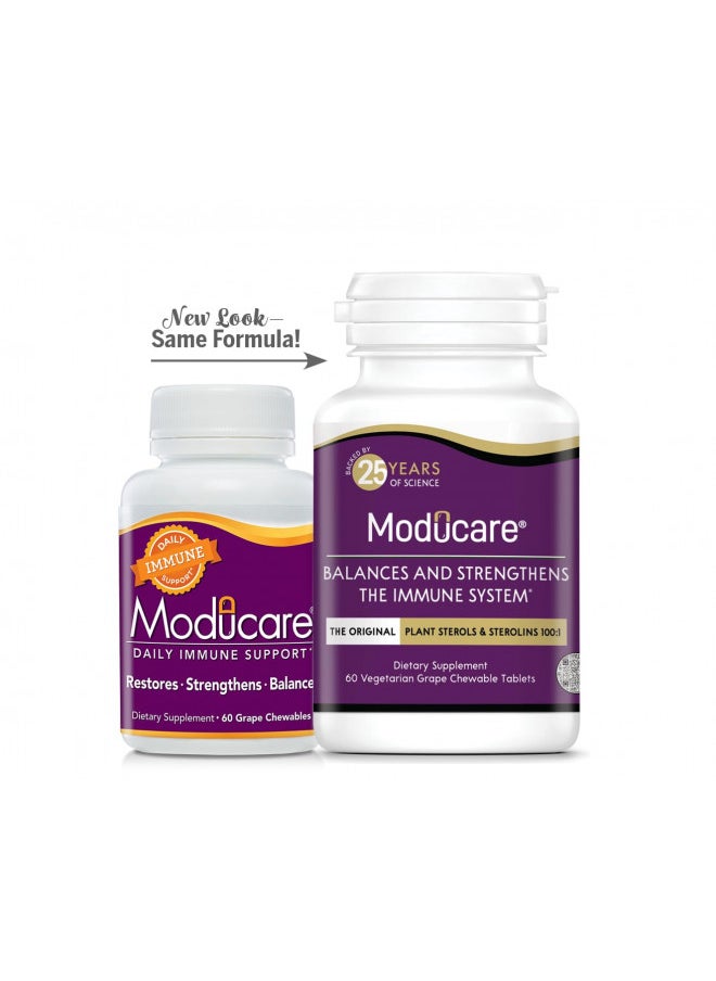 Moducare - Moducare Daily Immune Support, Plant Sterol Dietary Supplement, Grape Flavored, 120 chewable Tablets (Packaging May Vary) - Image 1