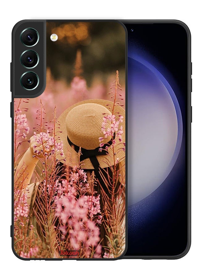 Tolwak Samsung Galaxy S21 Plus 5G Protective Case Cover Hat Girl In Flowers - Image 2